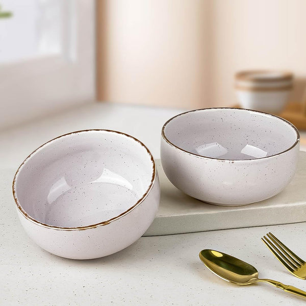 Lavender Marble Snack Bowl Set of 2